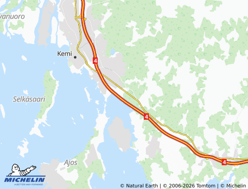 MICHELIN Nälli map - ViaMichelin