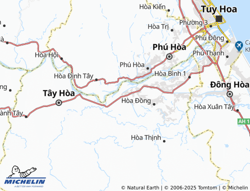 MICHELIN Hòa Phong map - ViaMichelin