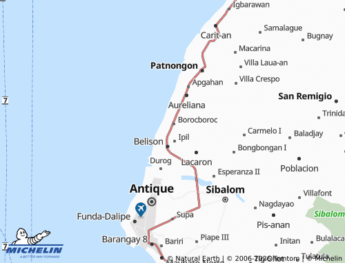MICHELIN Delima map - ViaMichelin