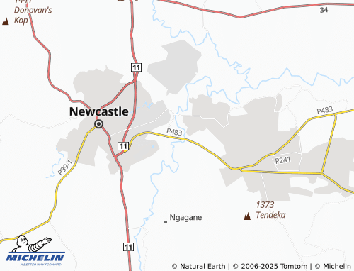 MICHELIN Kwamathukuza map - ViaMichelin