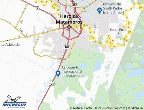 Mapa MICHELIN San Manuel - ViaMichelin