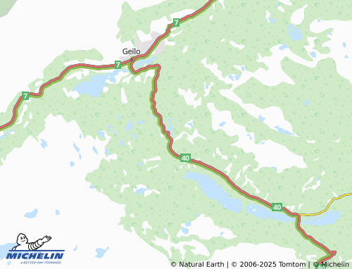 MICHELIN Svartsteintjørne map - ViaMichelin