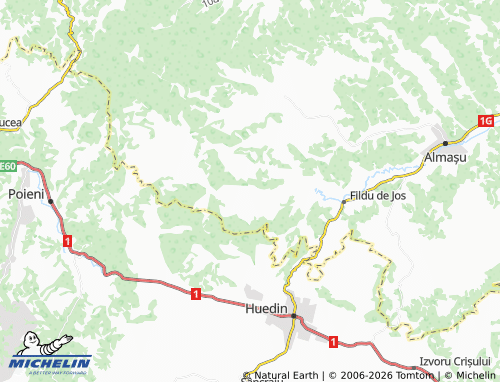 Mappa MICHELIN Fildu De Mijloc - ViaMichelin