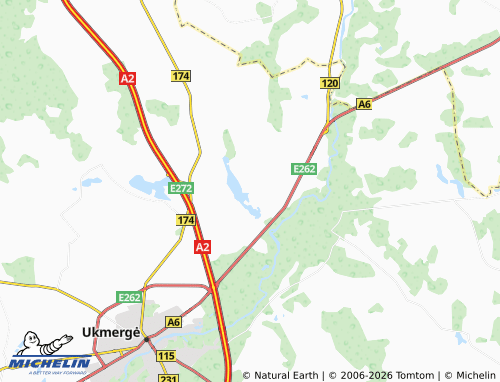 MICHELIN Pijorai map - ViaMichelin