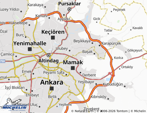 Mappa MICHELIN Çiğiltepe - ViaMichelin