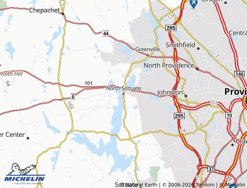 Mapa MICHELIN North Scituate - ViaMichelin