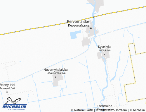 MICHELIN-Landkarte Novoselivka - ViaMichelin