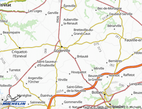 MICHELIN La Chaussée map - ViaMichelin