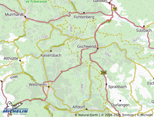 MICHELIN Menzlesmühle map - ViaMichelin