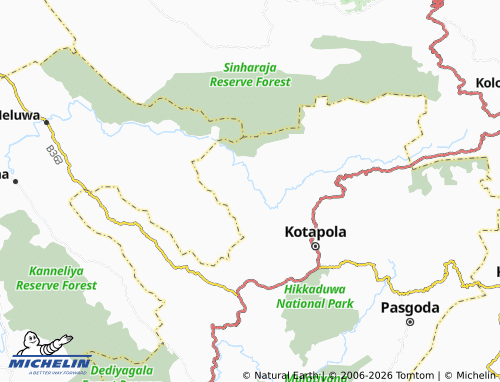 Mappa MICHELIN Poddana - ViaMichelin