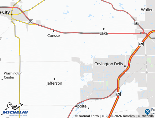Mapa MICHELIN Dunfee - ViaMichelin