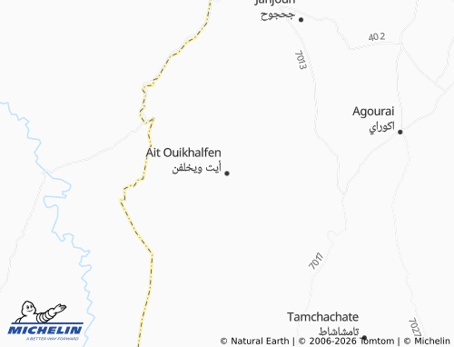 MICHELIN Ayt Weekhalfin map - ViaMichelin