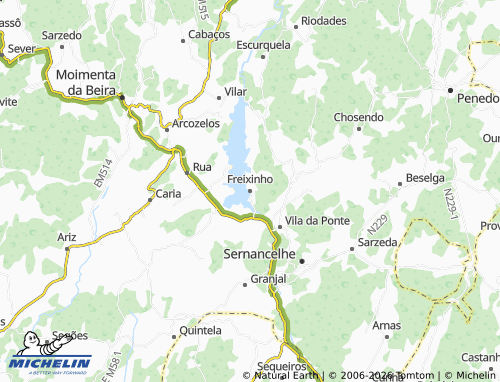 Mapa MICHELIN Freixinho - ViaMichelin