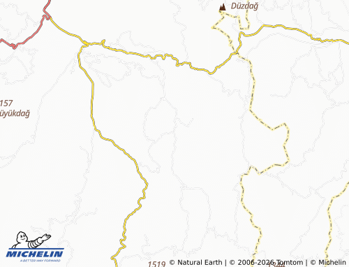 MICHELIN Gürsökü map - ViaMichelin