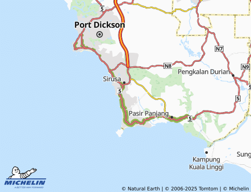 MICHELIN Taman PD Village map - ViaMichelin