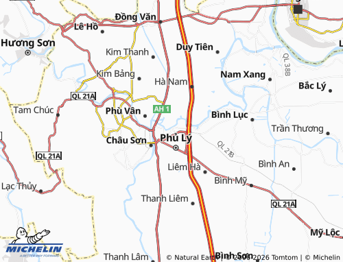 Mappa MICHELIN Liêm Chính - ViaMichelin