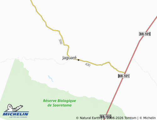MICHELIN Jaguaré map - ViaMichelin