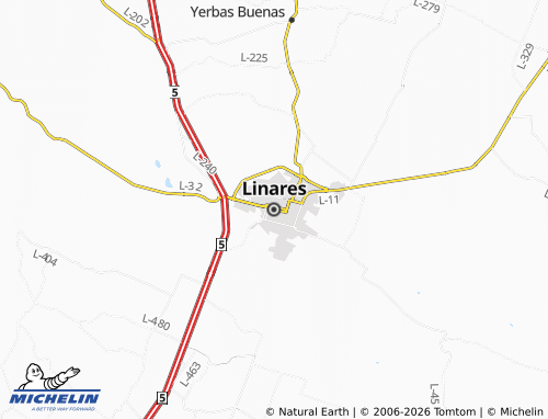 Mappa MICHELIN Linares - ViaMichelin