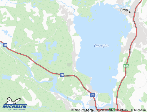 MICHELIN Bonäs map - ViaMichelin