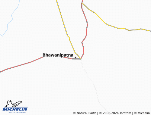 MICHELIN-Landkarte Bhawanipatna - ViaMichelin
