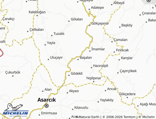 Mapa MICHELIN Başalan - ViaMichelin