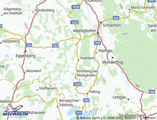 MICHELIN Auerbach map - ViaMichelin