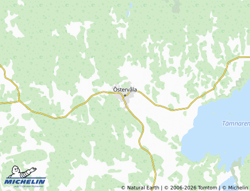 MICHELIN-Landkarte Östervåla - ViaMichelin