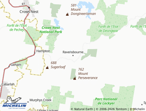 MICHELIN Ravensbourne map - ViaMichelin