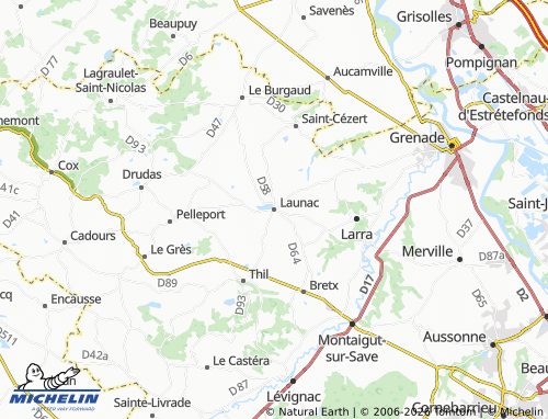 Mappa MICHELIN Launac - ViaMichelin