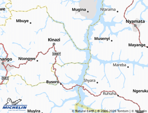 MICHELIN Nyarugunga map - ViaMichelin