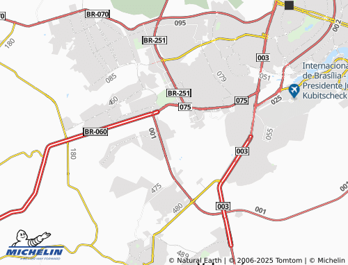 MICHELIN Riacho Fundo map - ViaMichelin
