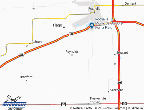 Mappa MICHELIN Reynolds - ViaMichelin