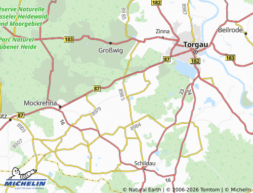 Carte MICHELIN Klitzschen - ViaMichelin
