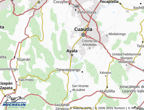 Mappa MICHELIN Ayala - ViaMichelin