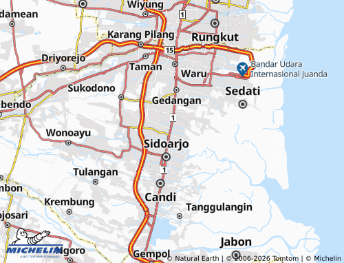 MICHELIN Buduran map - ViaMichelin