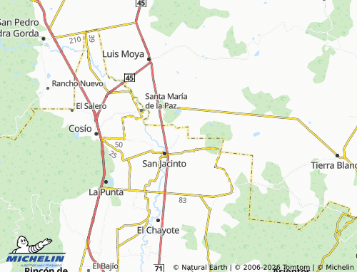 Mappa MICHELIN San Juan de la Natura - ViaMichelin