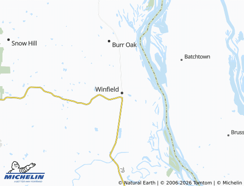 Mappa MICHELIN Winfield - ViaMichelin