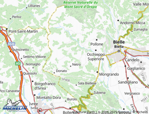 MICHELIN-Landkarte Flecchia - ViaMichelin