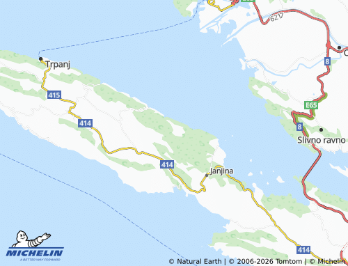 Mappa MICHELIN Osobjava - ViaMichelin