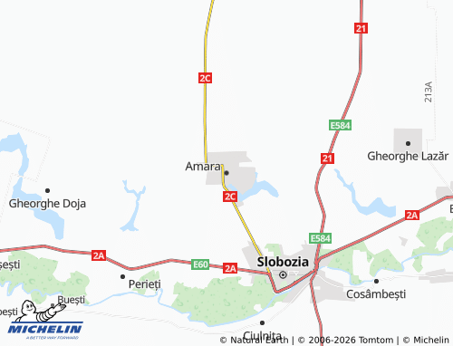 MICHELIN Amara map - ViaMichelin