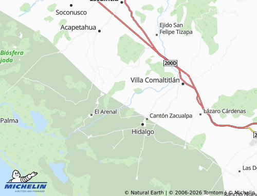 Mapa MICHELIN Ejido Teziutlán - ViaMichelin