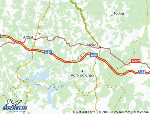 MICHELIN San Martiño de Arriba map - ViaMichelin