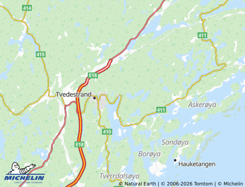 Mappa MICHELIN Østerå - ViaMichelin