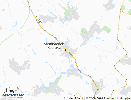 Mappa MICHELIN Samhorodok - ViaMichelin