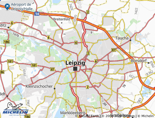 MICHELIN Zentrum-Nord map - ViaMichelin