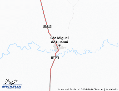 Mappa MICHELIN São Miguel do Guamá - ViaMichelin