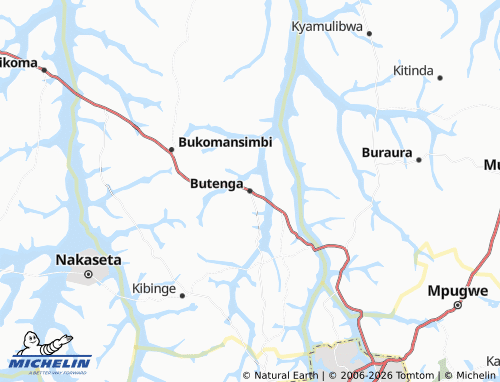 MICHELIN-Landkarte Butenga - ViaMichelin