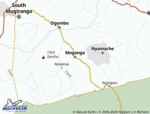 MICHELIN Mogonga map - ViaMichelin