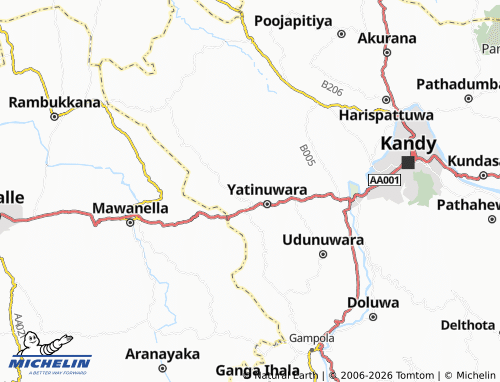 MICHELIN Kavudupana map - ViaMichelin