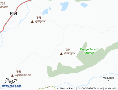 Mapa MICHELIN Kisanga - ViaMichelin